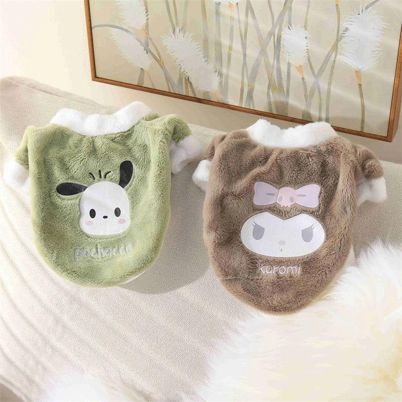 Kawaii Sanrio Pet Fleece Hoodie
