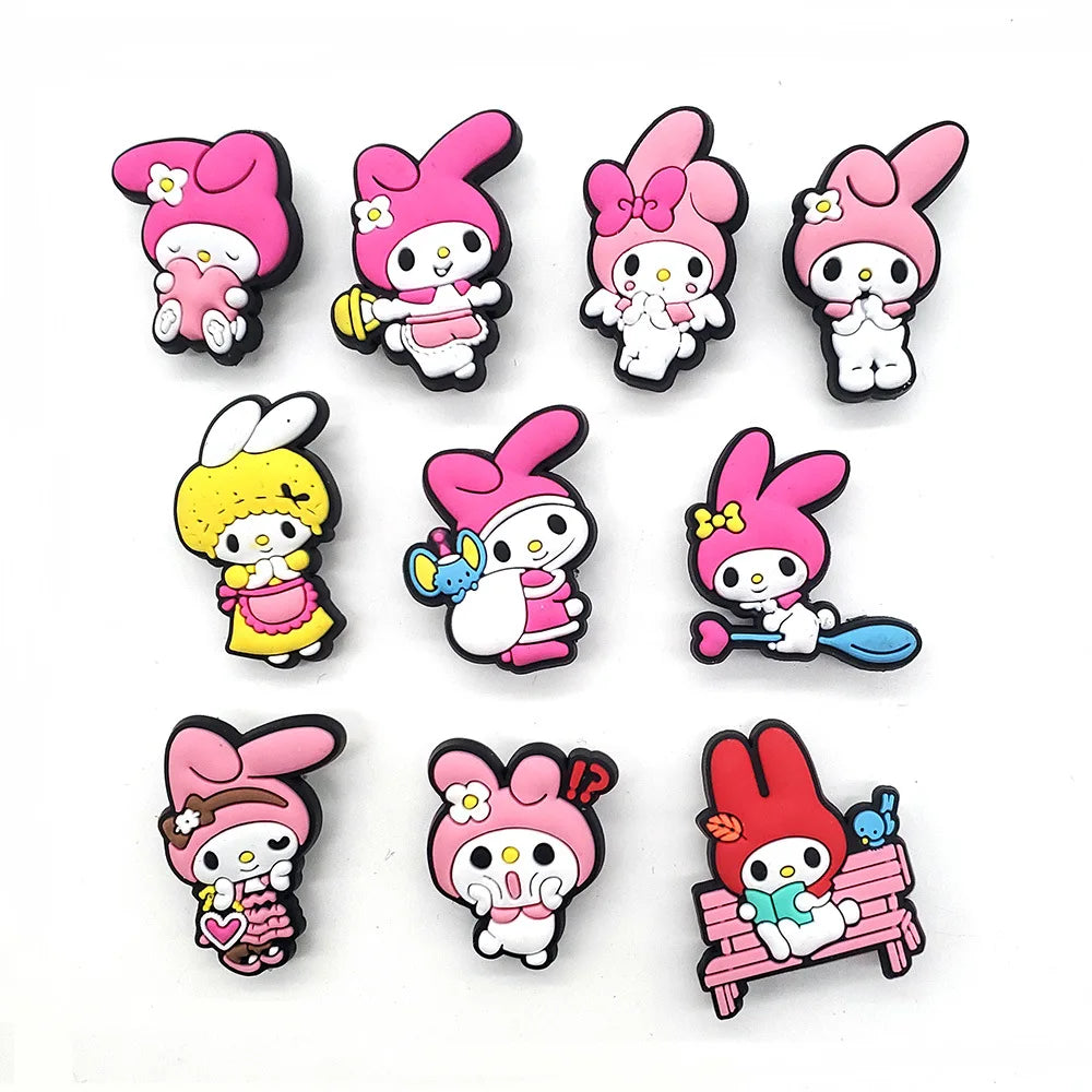 Kawaii Sanrio Crocs Charms (10pcs set) - KAWAII LULU