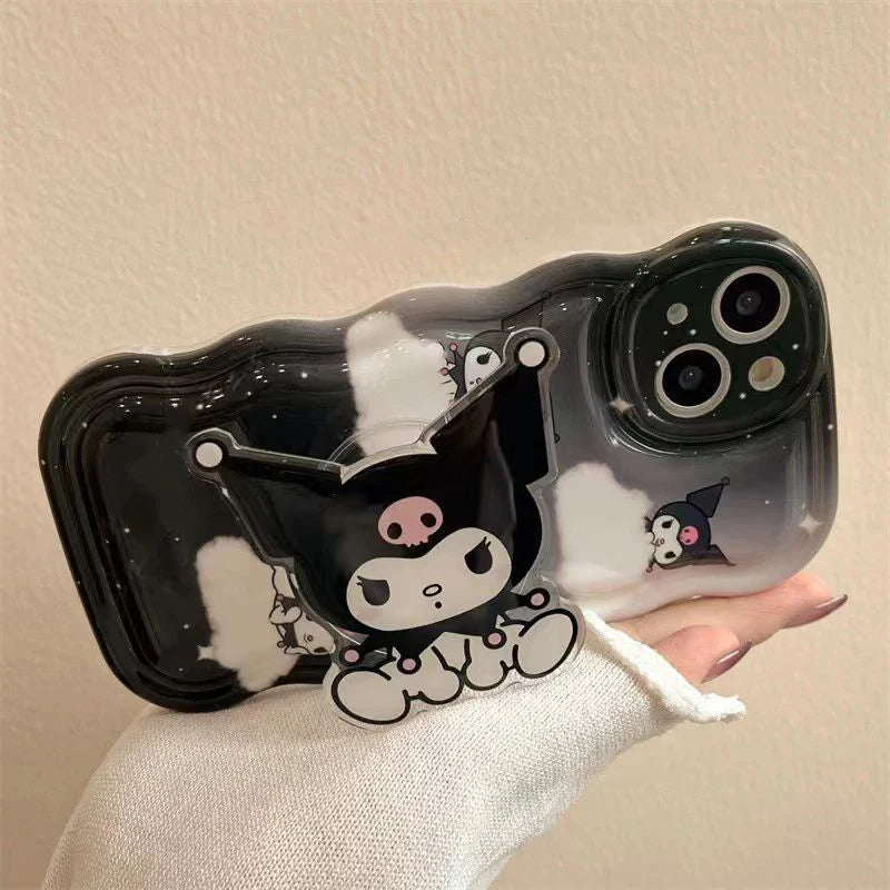 Kawaii Kuromi Wavy iPhone Case