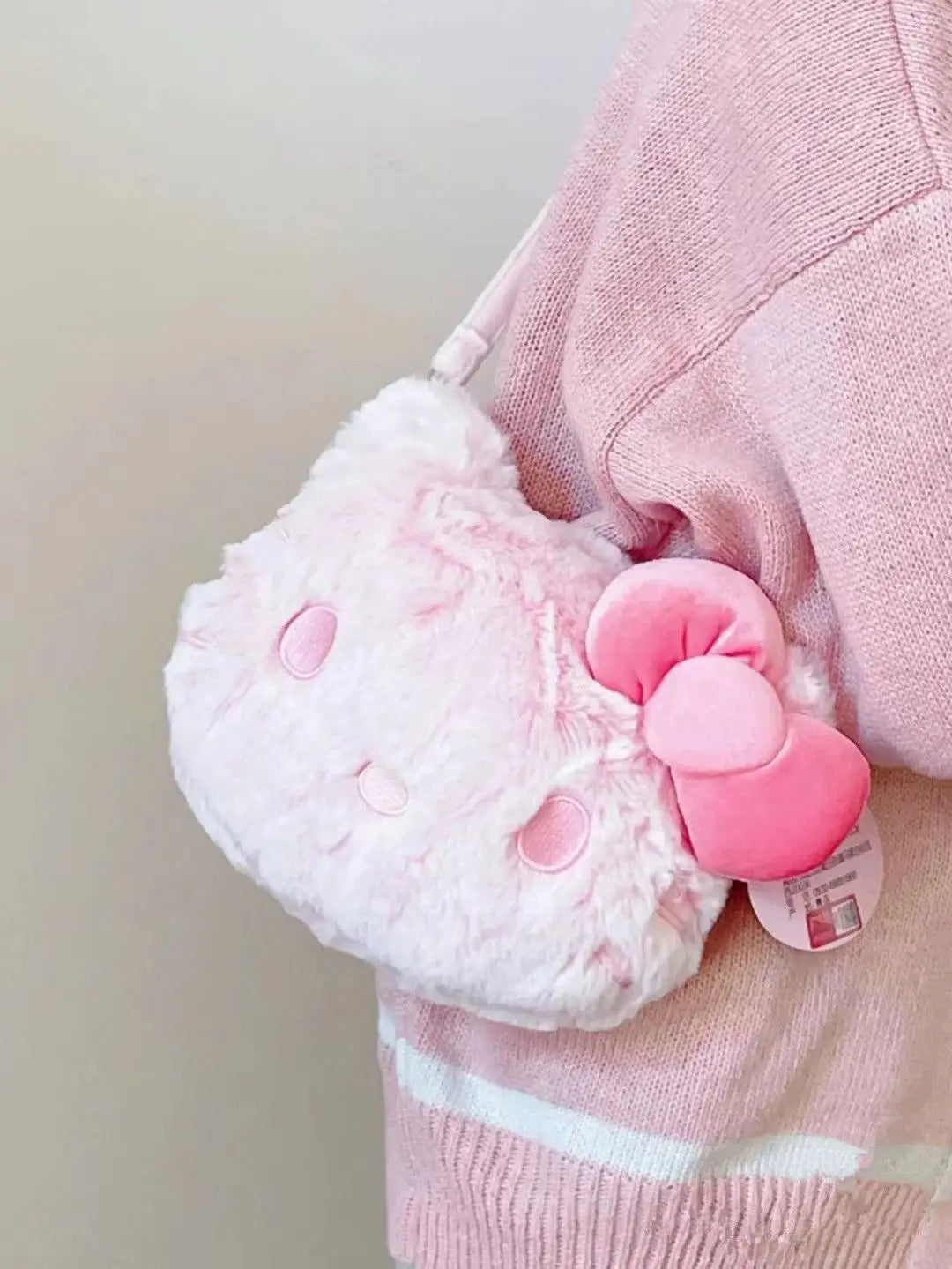 Kawaii Hello Kitty Pink Plush Bag