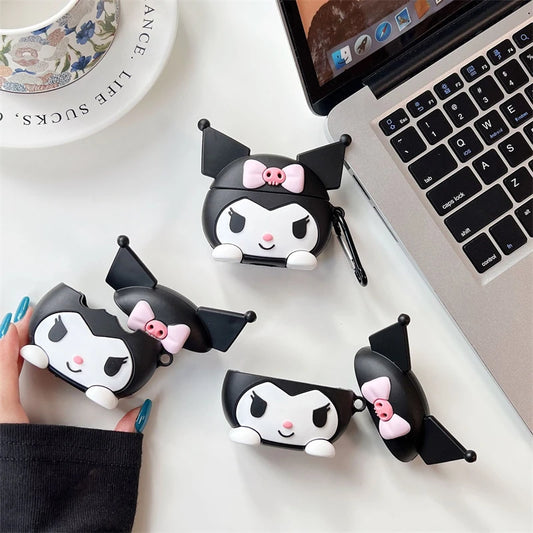 Kawaii Kuromi AirPods Case