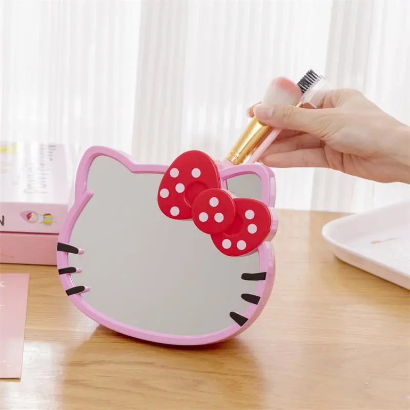 Kawaii Hello Kitty Desk Organizer with Mirror - KAWAII LULU