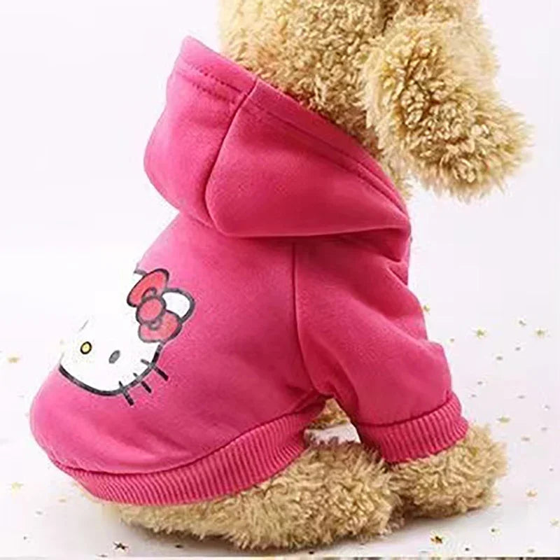 Kawaii Kitty Pet Hoodie in Pink