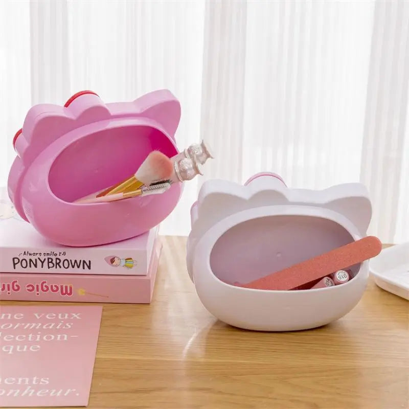 Kawaii Hello Kitty Desk Organizer with Mirror - KAWAII LULU
