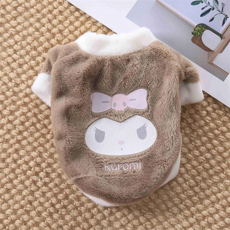 Kawaii Sanrio Pet Fleece Hoodie