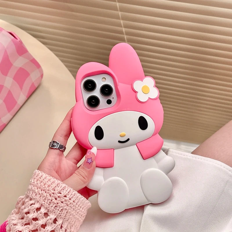 Kawaii My Melody Soft Silicone iPhone Case