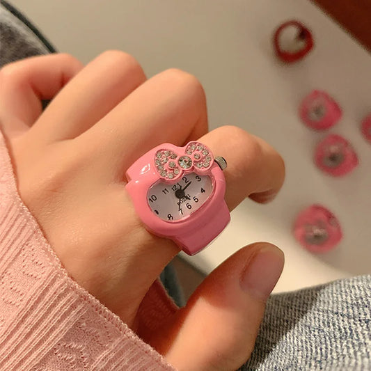 Kawaii Hello Kitty Watch Ring - KAWAII LULU