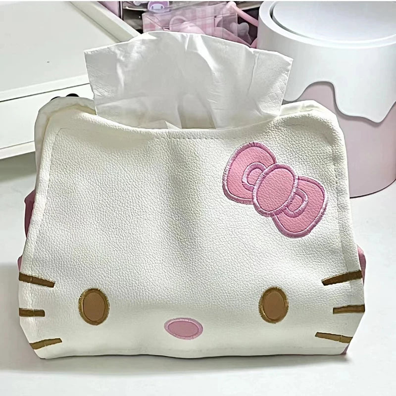 Kawaii Hello Kitty Tissue Box