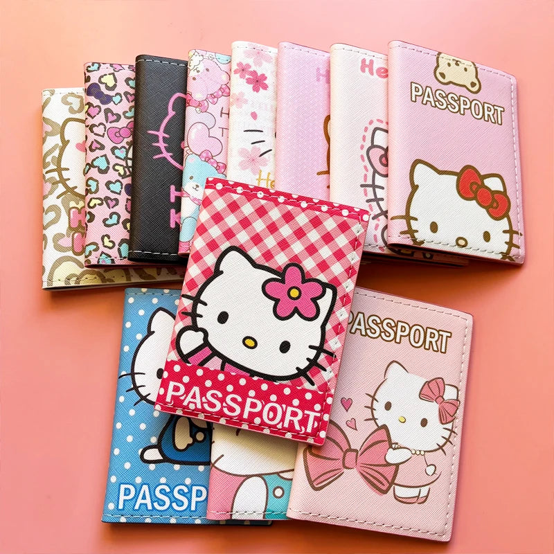 Kawaii Hello Kitty Passport Cover