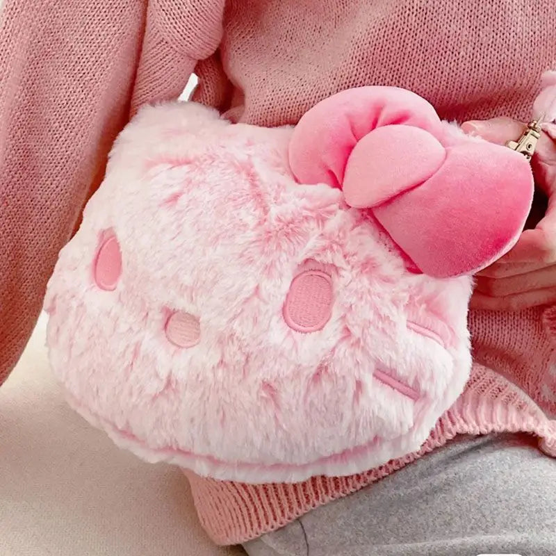 Kawaii Hello Kitty Pink Plush Bag