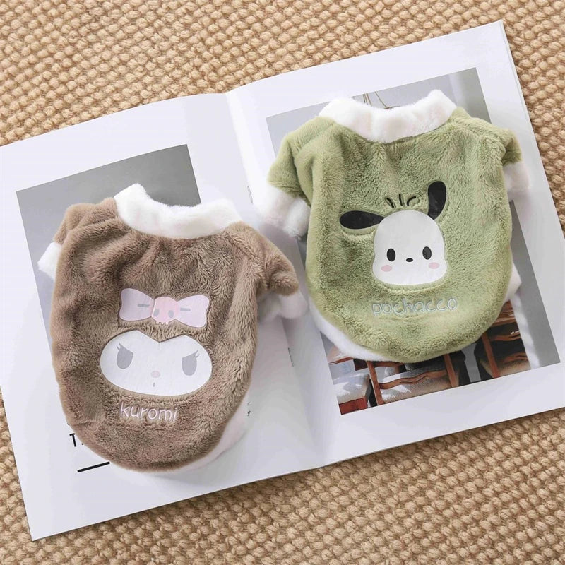 Kawaii Sanrio Pet Fleece Hoodie