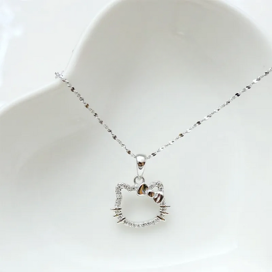 Kawaii Hello Kitty Necklace & Ring
