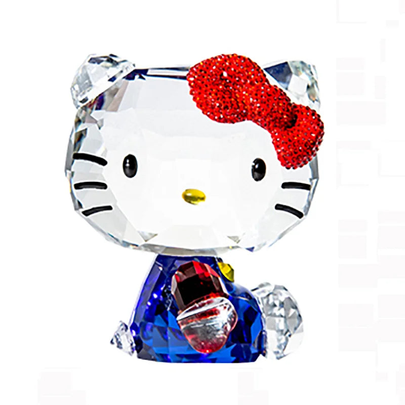 Kawaii Hello Kitty Crystal Figure for Decoration - KAWAII LULU
