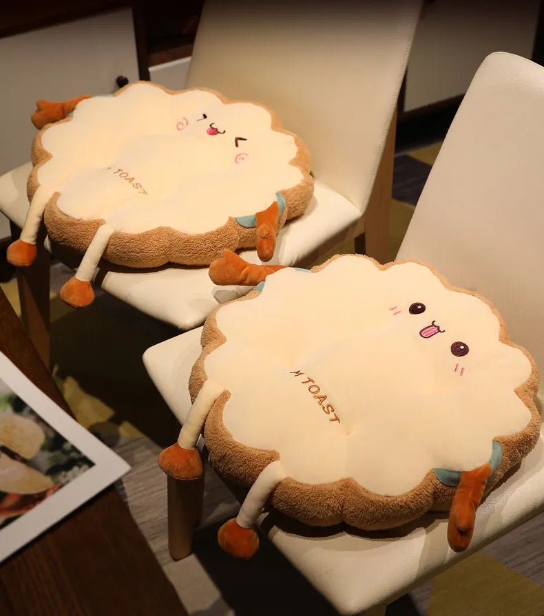 Kawaii Bread Toast Plush Cushion - KAWAII LULU