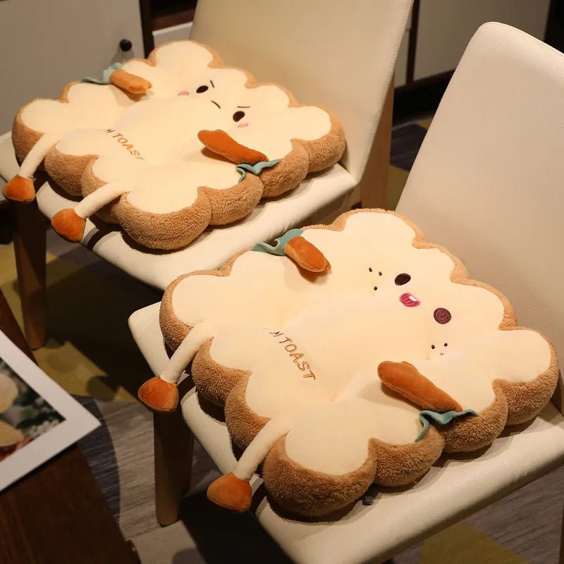 Kawaii Bread Toast Plush Cushion - KAWAII LULU