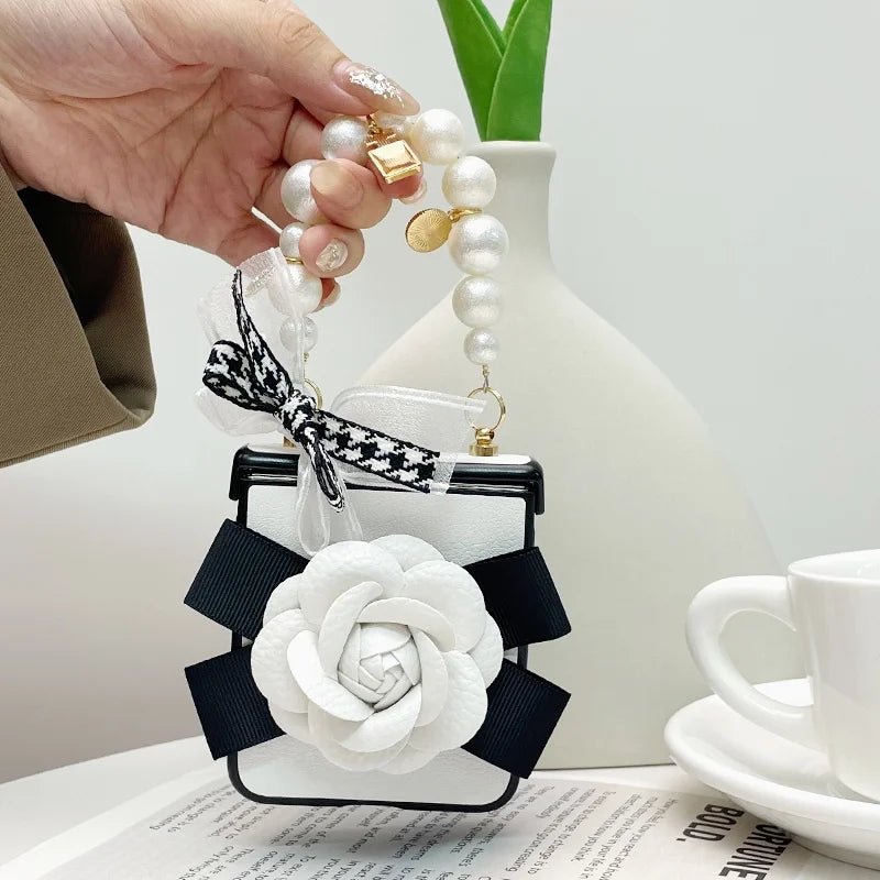 Kawaii Camellia Phone Case for Galaxy Flip - KAWAII LULU