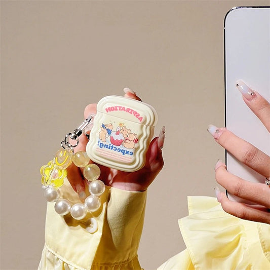 Kawaii Cartoon Bear AirPods Case - KAWAII LULU