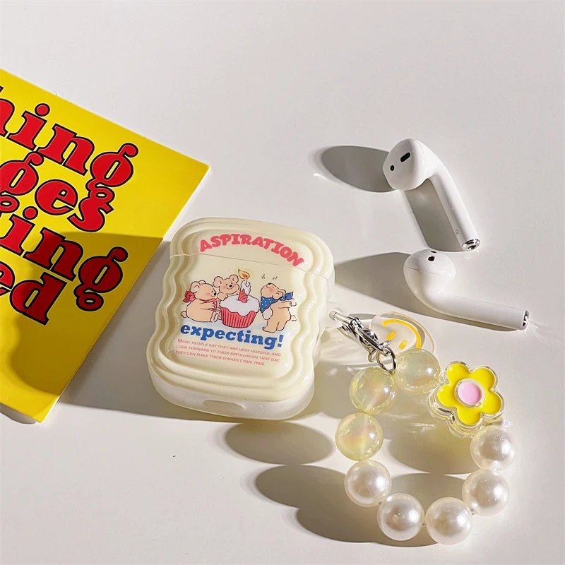 Kawaii Cartoon Bear AirPods Case - KAWAII LULU