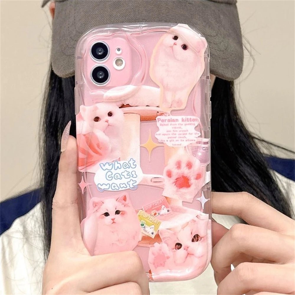 Kawaii Cat iPhone Case - KAWAII LULU