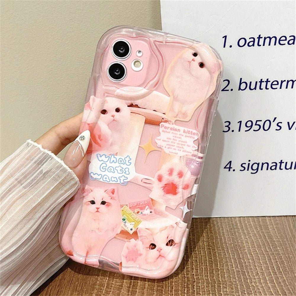 Kawaii Cat iPhone Case - KAWAII LULU