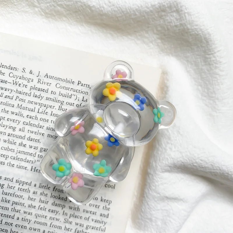 Kawaii Floral Bear Doll Mobile Phone Griptok - KAWAII LULU