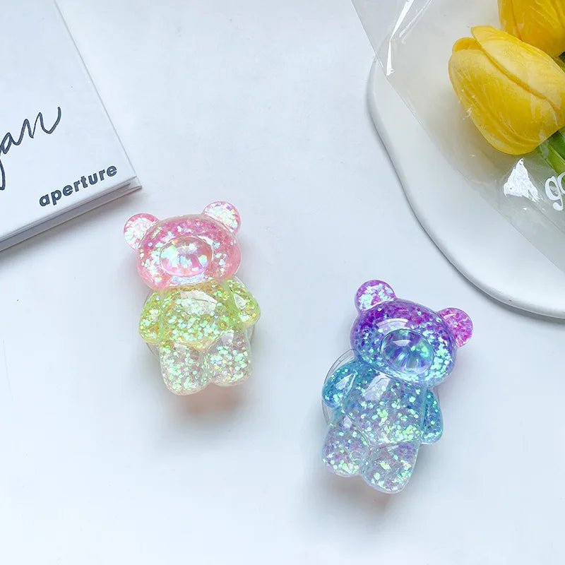 Kawaii Floral Bear Doll Mobile Phone Griptok - KAWAII LULU