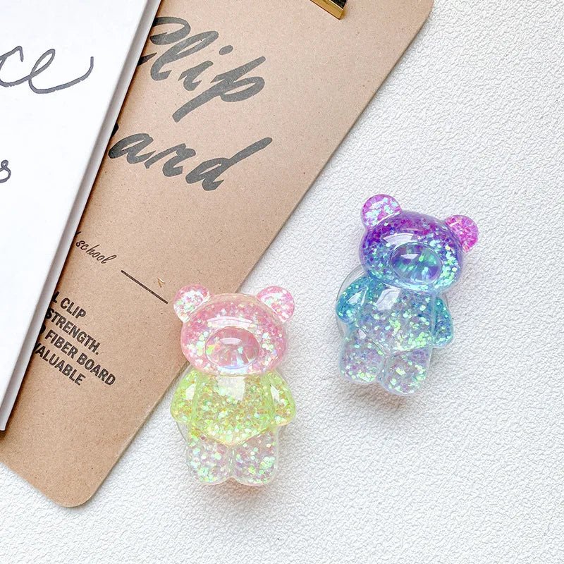 Kawaii Floral Bear Doll Mobile Phone Griptok - KAWAII LULU