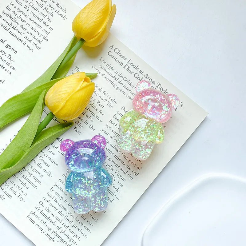 Kawaii Floral Bear Doll Mobile Phone Griptok - KAWAII LULU