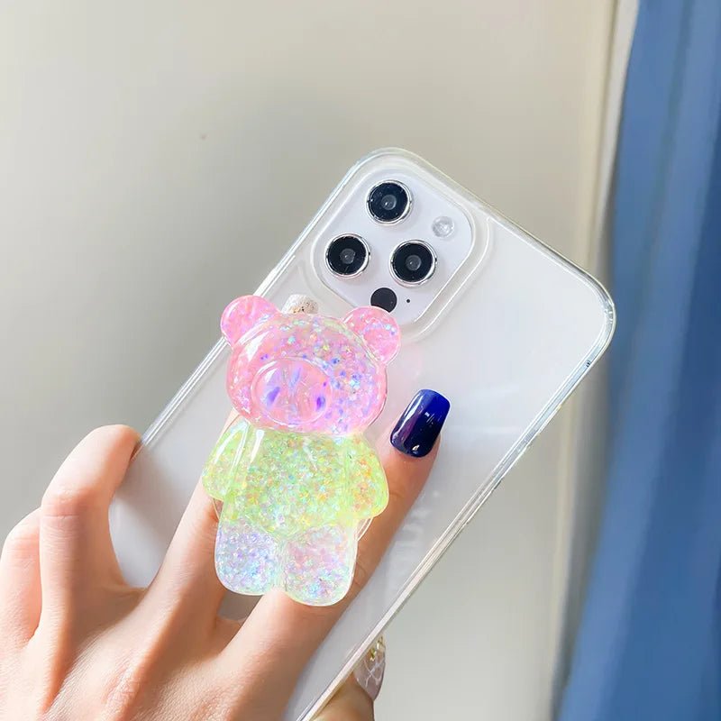 Kawaii Floral Bear Doll Mobile Phone Griptok - KAWAII LULU