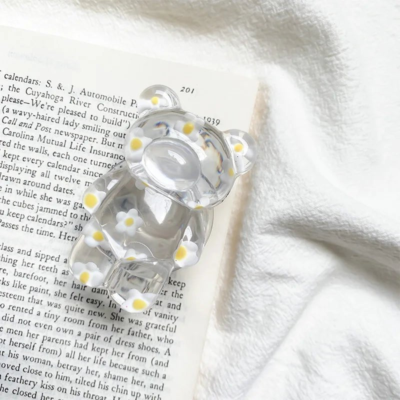 Kawaii Floral Bear Doll Mobile Phone Griptok - KAWAII LULU