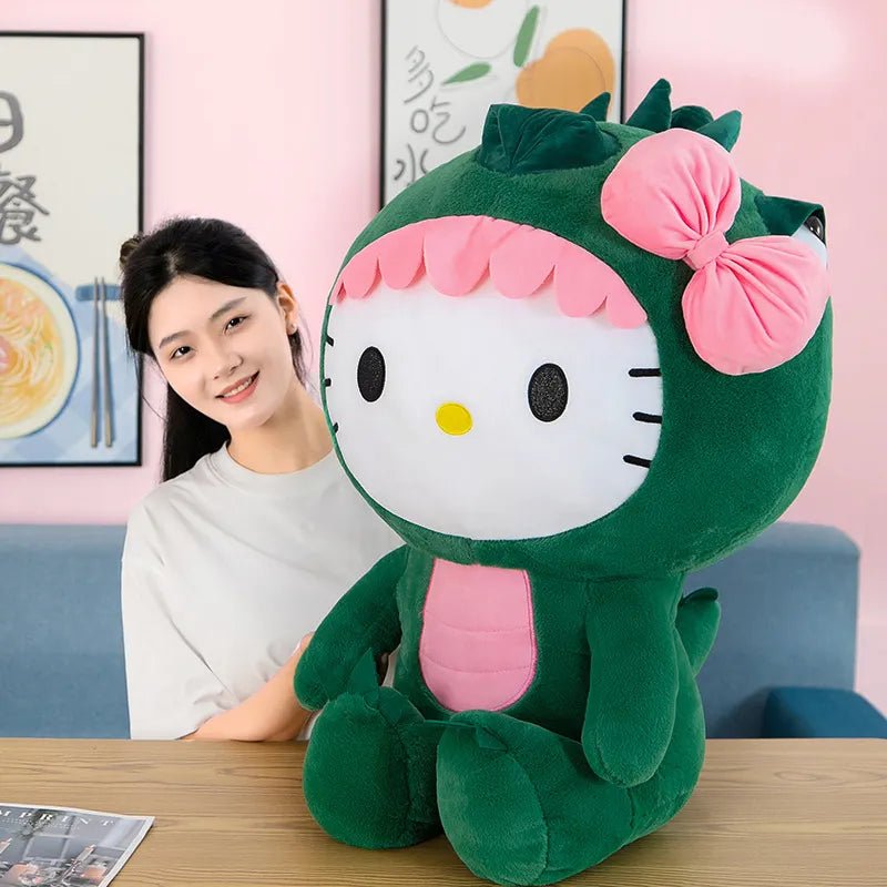 Kawaii Hello Kitty Dinosaur Plush - KAWAII LULU