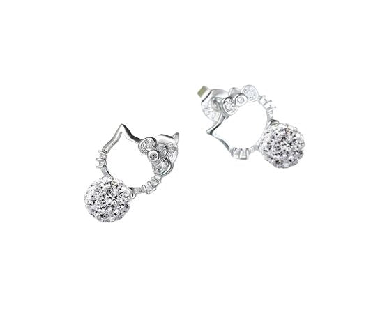 Kawaii Hello Kitty Earrings - KAWAII LULU