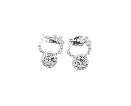 Kawaii Hello Kitty Earrings - KAWAII LULU