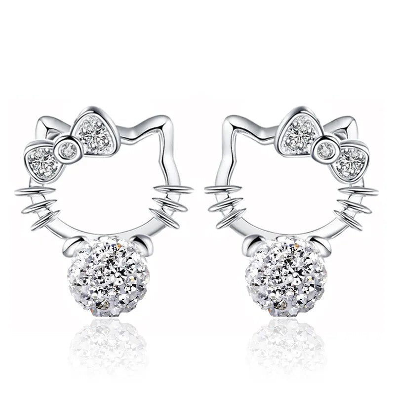 Kawaii Hello Kitty Earrings - KAWAII LULU