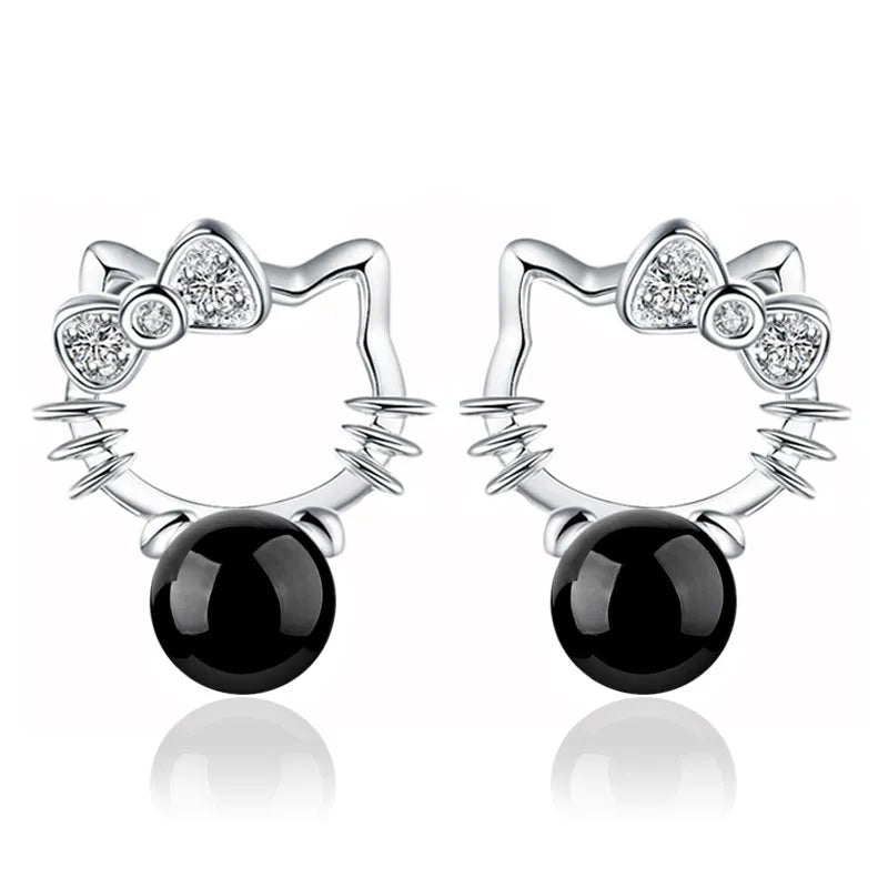 Kawaii Hello Kitty Earrings - KAWAII LULU