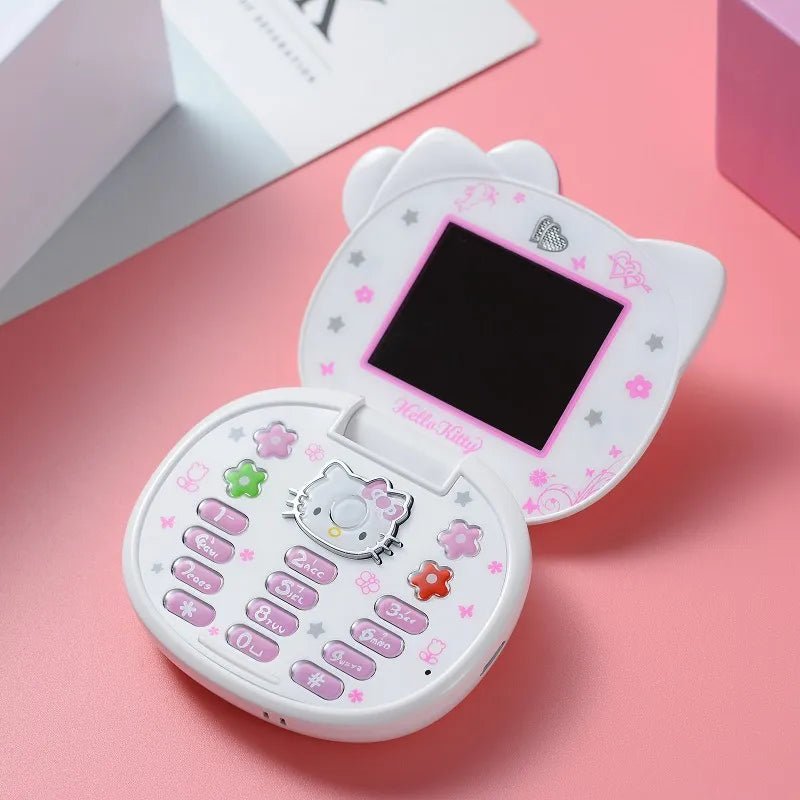 Kawaii Hello Kitty Mini Flip Phone - KAWAII LULU