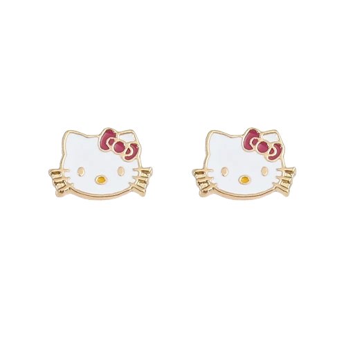 Kawaii Hello Kitty Necklace & Earrings Set - KAWAII LULU