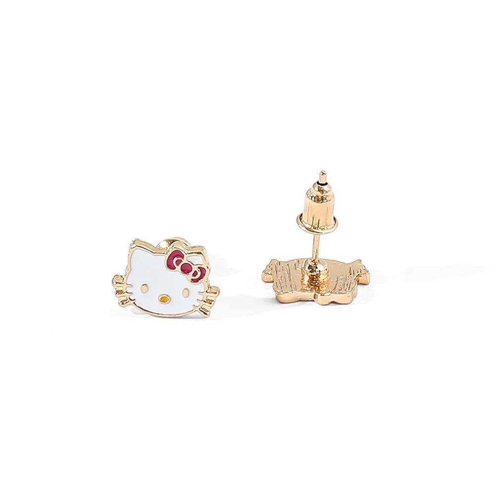 Kawaii Hello Kitty Necklace & Earrings Set - KAWAII LULU