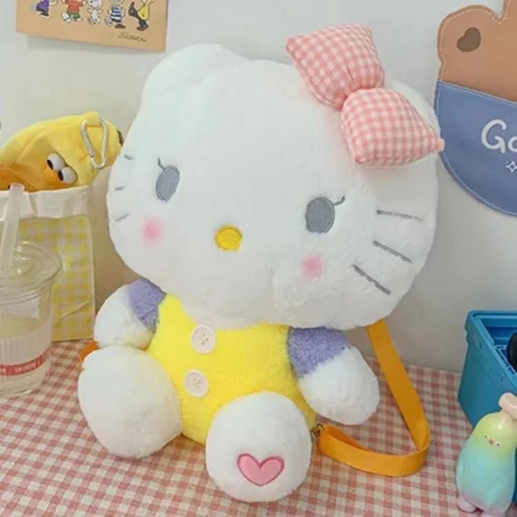 Kawaii Hello Kitty Plush Doll Backpack - KAWAII LULU