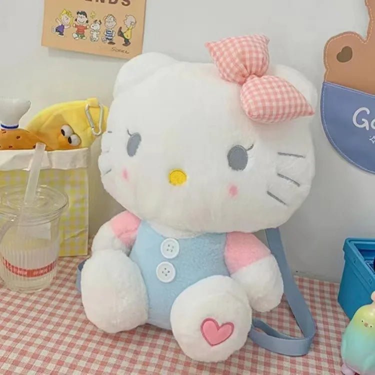 Kawaii Hello Kitty Plush Doll Backpack - KAWAII LULU