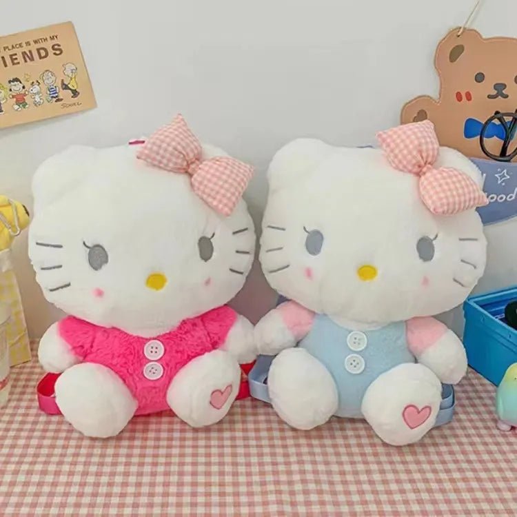 Kawaii Hello Kitty Plush Doll Backpack - KAWAII LULU