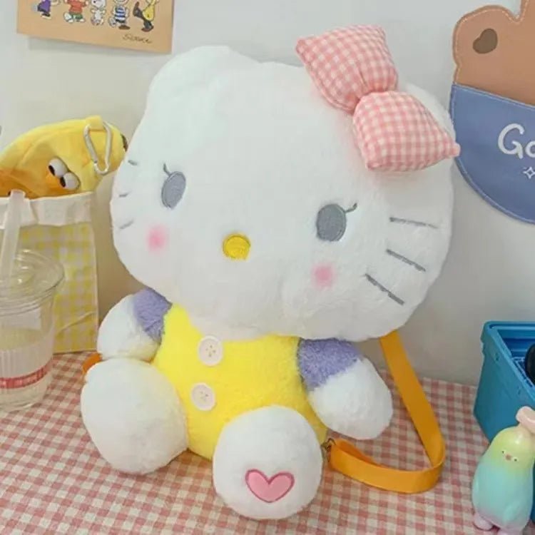 Kawaii Hello Kitty Plush Doll Backpack - KAWAII LULU