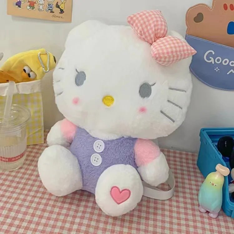 Kawaii Hello Kitty Plush Doll Backpack - KAWAII LULU