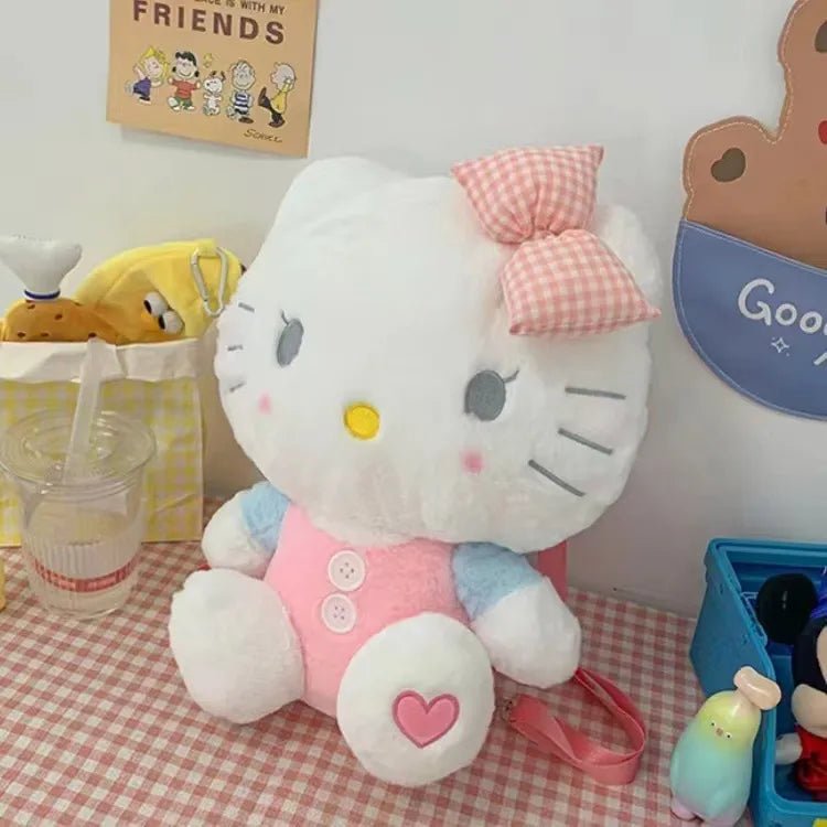Kawaii Hello Kitty Plush Doll Backpack - KAWAII LULU