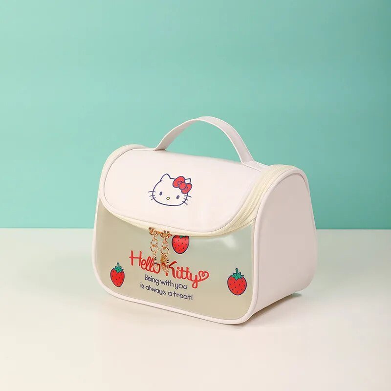 Kawaii Hello Kitty Waterproof Makeup Bag - KAWAII LULU