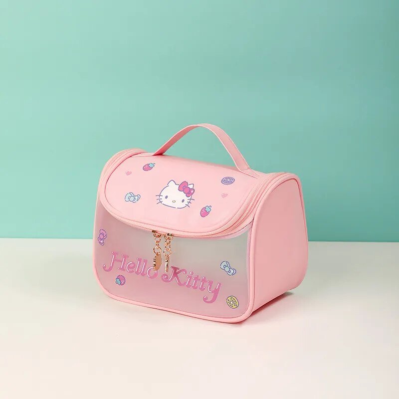 Kawaii Hello Kitty Waterproof Makeup Bag - KAWAII LULU