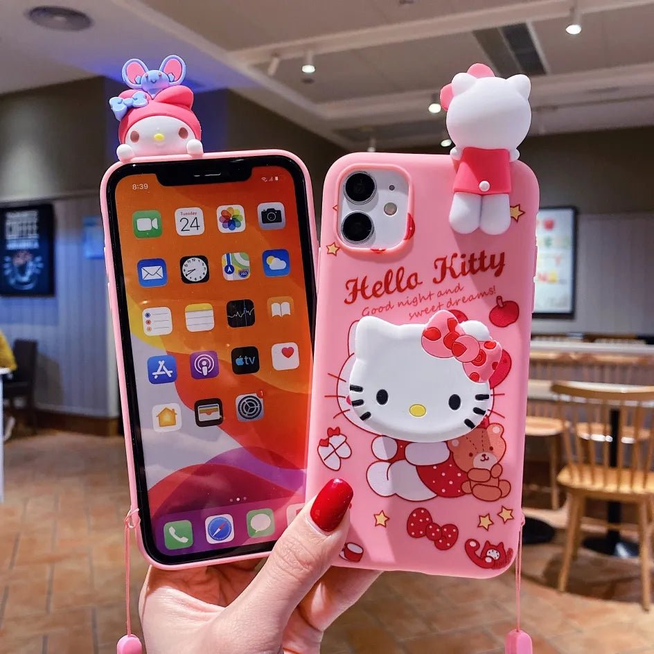 Kawaii iPhone Case (Hello Kitty & My Melody) - KAWAII LULU