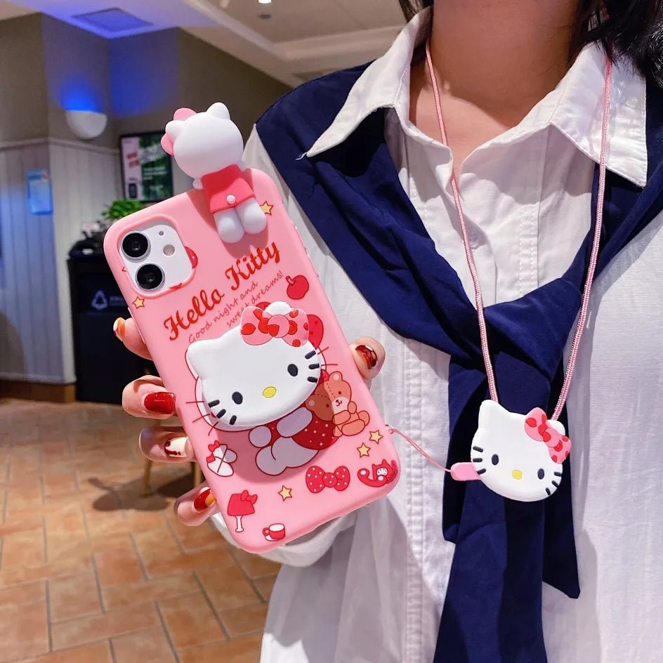 Kawaii iPhone Case (Hello Kitty & My Melody) - KAWAII LULU