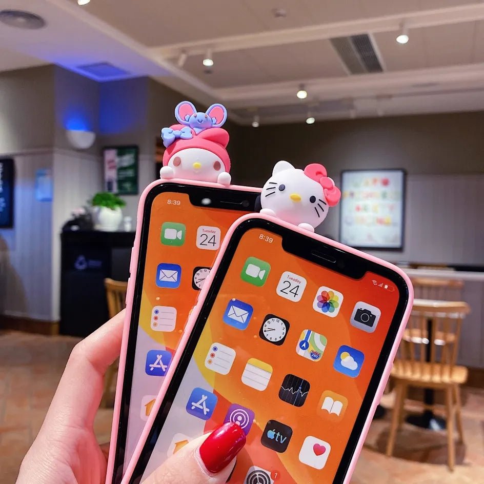 Kawaii iPhone Case (Hello Kitty & My Melody) - KAWAII LULU