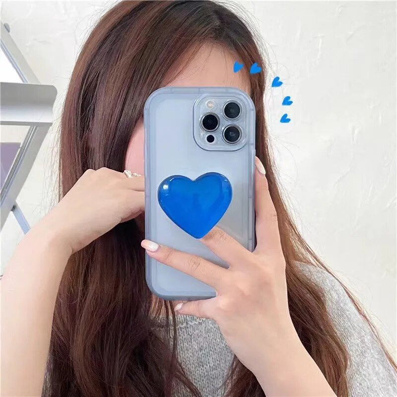 Kawaii Jelly iPhone Case with Love Heart Holder - KAWAII LULU